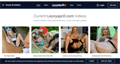 Desktop Screenshot of leonyaprill.com